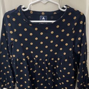 GAP Navy and Gold Toddler Top
